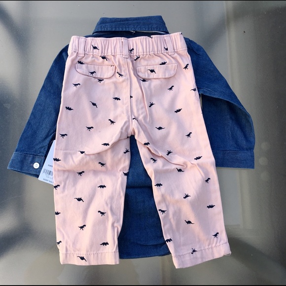 3-PC bodysuit, Pants & bowtie Set 👶 - Picture 6 of 8